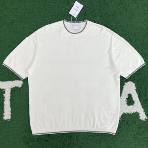 보테가베네타 【잔디집】 부클레 코튼 탑（레어）