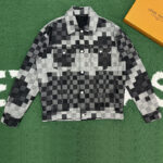 루이비통 【잔디집】 다모플라주 데님 클래식 자켓（레어）