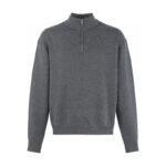 발렌시아가 【잔디집2】 하프 지퍼 스웨터（세븐）