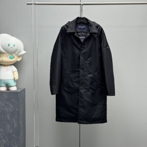 루이비통 나일론 후드 레인코트