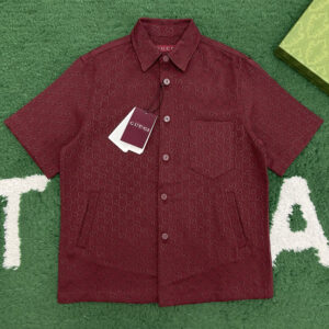 구찌 【잔디집】 GG 코튼 오버사이즈 셔츠（레어）