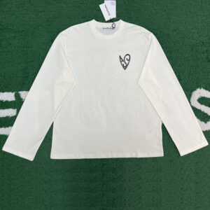 아크네 【잔디집】 하트 프린트 긴팔 티셔츠（레어）
