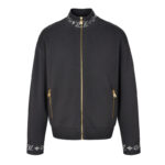 루이비통 【잔디집2】 더블 페이스 니트 울 트래블 블루종（세븐）