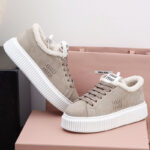 미우미우 【Hello】 스웨이드 시어링 스니커즈（터보）