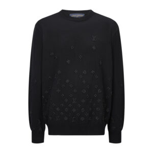 루이비통 【잔디집2】 그라데이션 모노그램 크루넥 니트（세븐）