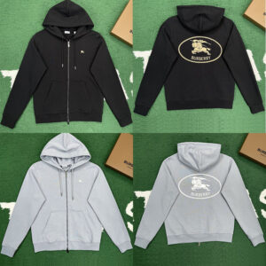 버버리 【잔디집】 나이트 스탬프 코튼 후드 집업(레어)