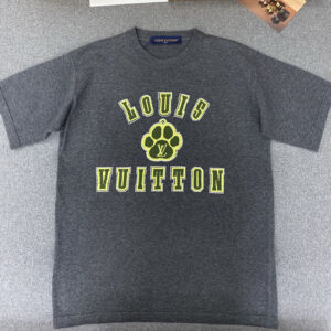 루이비통 【터보】 LV 도그 포 인따르시아 코튼 크루넥 반팔（TJ공장）