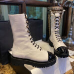 샤넬 【TJ공장】 23C 카프스킨 레이스업 워커 부츠（터보）