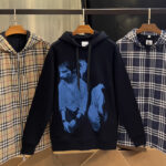 버버리 코튼 메드 프린트 후디