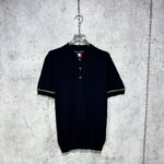 루이비통 [사슬공장] LV컵 버튼 로프 자수 반팔 코튼 폴로 티셔츠