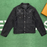 루이비통 【잔디집】 디스트로이 모노그램 데님 자켓（레어）