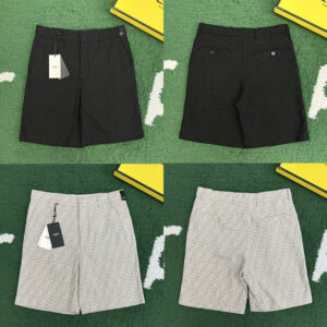 펜디 【잔디집】 FF 버뮤다 리넨 숏 팬츠（레어）