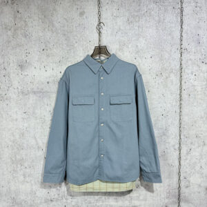 디올 [사슬공장] 백로고 양면 셔츠 남방 포켓