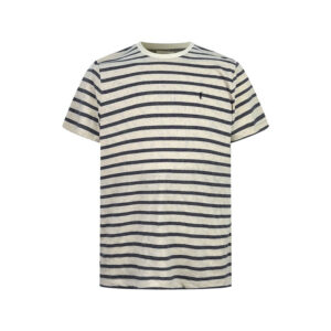 생로랑 【잔디집2】 카산드라 스트라이프 반팔 티셔츠（세븐）