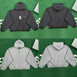 발렌시아가 【잔디집】 트롱프뢰유 후디 코튼 데님 （레어）