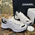 샤넬 【TJ공장】 25A CC로고 스니커즈 화이트（터보）