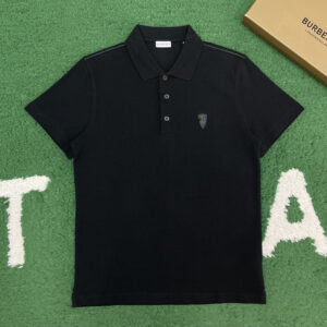버버리 【잔디집】 B 쉴드 자수 코튼 폴로셔츠（레어）
