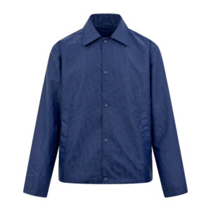 디올 【잔디집2】 오블리크 캐주얼 블루종 자켓（세븐）