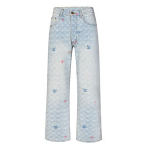 루이비통 【잔디집2】 x 타일러 더 크리에이터 모노그램 데님 팬츠（세븐）