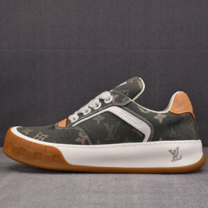 루이비통 【BQ공장】 틸티드 스니커즈 그린카키