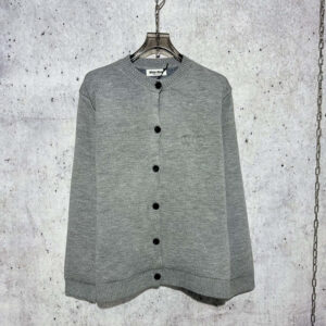 미우미우 【사슬공장】 로고 울 니트 가디건