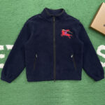 버버리 【잔디집】 EKD 울 캐시미어 블렌드 플리스 자켓（레어）