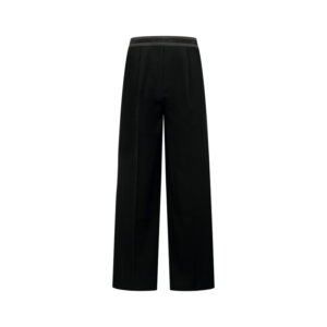 아크네 【잔디집2】 로고 밴딩 와이드 레그 팬츠（세븐）