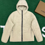 버버리 【잔디집】 EKD 나일론 후드 패딩 자켓（레어）