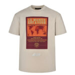 루이비통 【잔디집2】 Le Monde Est À Vous 그래픽 반팔 티셔츠（세븐）