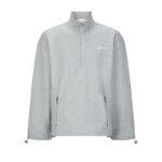 미우미우 【잔디집2】 코튼 플리스 지퍼 스웨트셔츠（세븐）