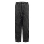 프라다 【잔디집2】 로고 레더 팬츠（세븐）