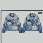 루이비통 【YD공장】 인디고 다미에 클래식 데님 자켓