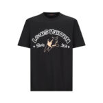 루이비통 【잔디집2】 MLVD 다미에 숏 슬리브드 코튼 자카드 셔츠（세븐）