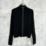 아크네 【사슬공장】 24SS 울 백로고 집업 가디건