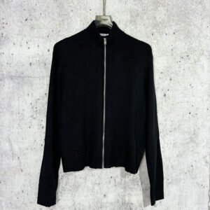 아크네 【사슬공장】 24SS 울 백로고 집업 가디건