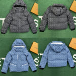 루이비통 【잔디집】 스키 자켓 데님 이팩트 모노그램 (레어)