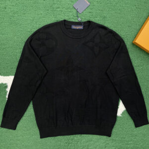 루이비통 【잔디집】 모노그램 롱 슬리브드 크루넥 코튼 톤온톤 (레어)