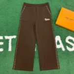 루이비통 [잔디집] 드로스트링 트라우저 팬츠 코튼 엠브로이더드 (레어)