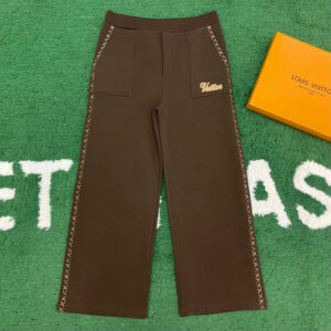 루이비통 [잔디집] 드로스트링 트라우저 팬츠 코튼 엠브로이더드 (레어)