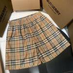 버버리 코튼 숏 팬츠 빈티지 체크