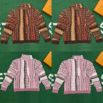 루이비통 【잔디집】 x 니고 하프 집 풀오버 스웨터 (레어)