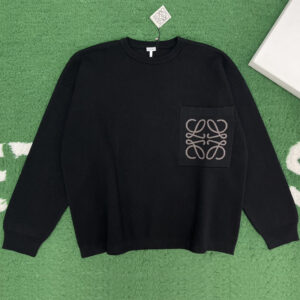 로에베 【잔디집】 3컬러 아나그램 포켓 오버사이즈 맨투맨 (레어)