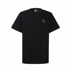 디올 【잔디집2】 （세븐） 클로버 자수 코튼 반팔 티셔츠