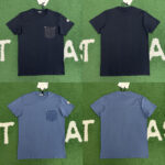 몽클레어 【잔디집】 포켓 코튼 데님 티셔츠（레어）