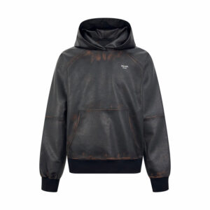 프라다 【잔디집2】 빈티지 나파 가죽 후디（세븐）