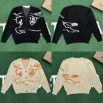 버버리 【잔디집】 EKD 가디건 코튼 블렌드 (레어)