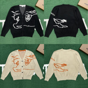 버버리 【잔디집】 EKD 가디건 코튼 블렌드 (레어)