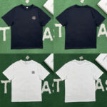 로에베 【잔디집】 퓨처리스트 캣츠 아나그램 크루넥 반팔 티셔츠 (레어)