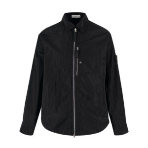 스톤아일랜드 【잔디집2】 나일론 메탈 셔츠 자켓（세븐）