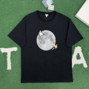 로에베 【잔디집】 x 수나 후지타 Bunny & Moon 반팔 티셔츠（레어）